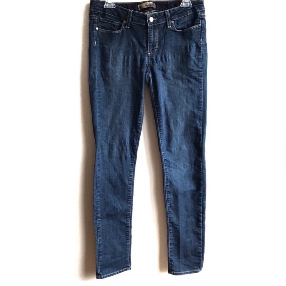 Paige Skyline Ankle Peg Skinny Dark Wash Jeans Size‎ 28. E01